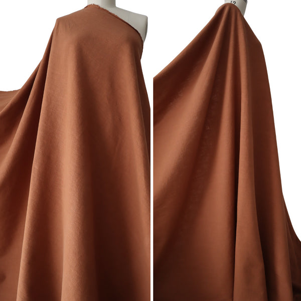 100% Linen Stone Washed Finish - Tuscan Clay *Last Piece 3.3m